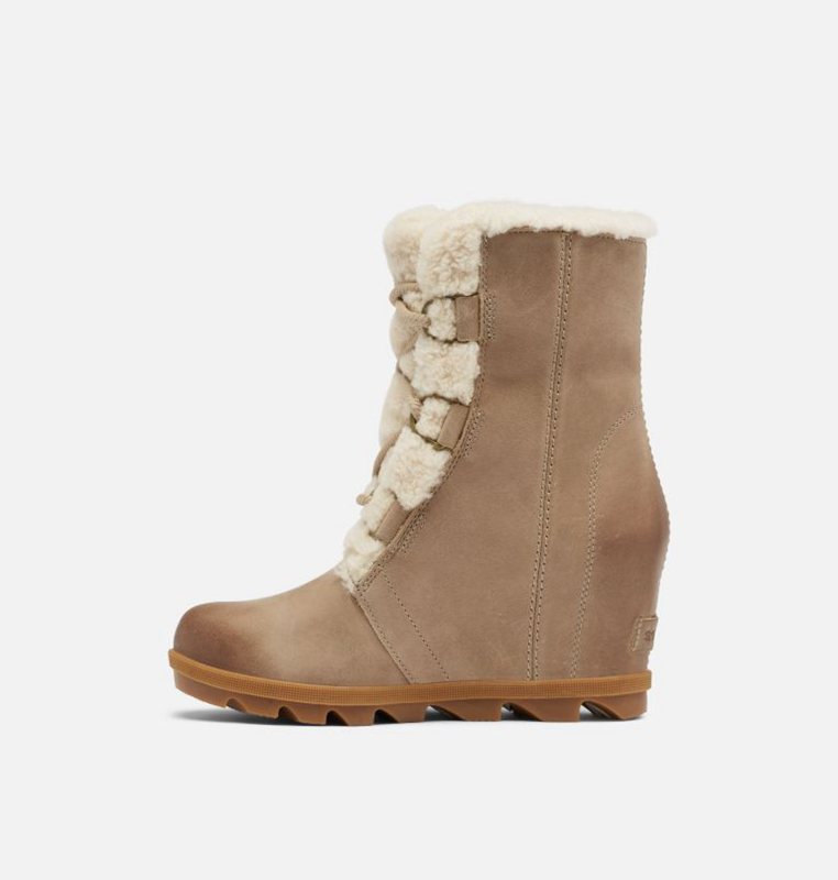 Womens Wedges Brown - Sorel Joan of Arctic™ II Shearling Boot - 183-PGCHZW